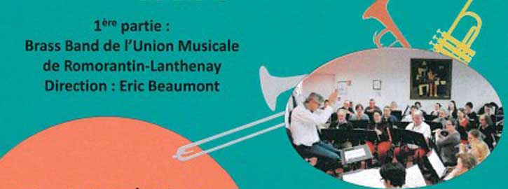 Concert fin de stage d’Orchestre d’Harmonie accueilli par l’Union musicale de Romorantin-Lanthenay