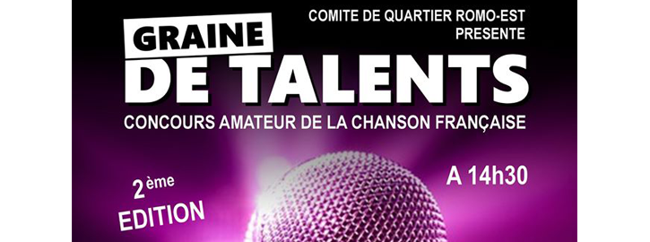 Concours amateur de chanson française "Graines de talents"